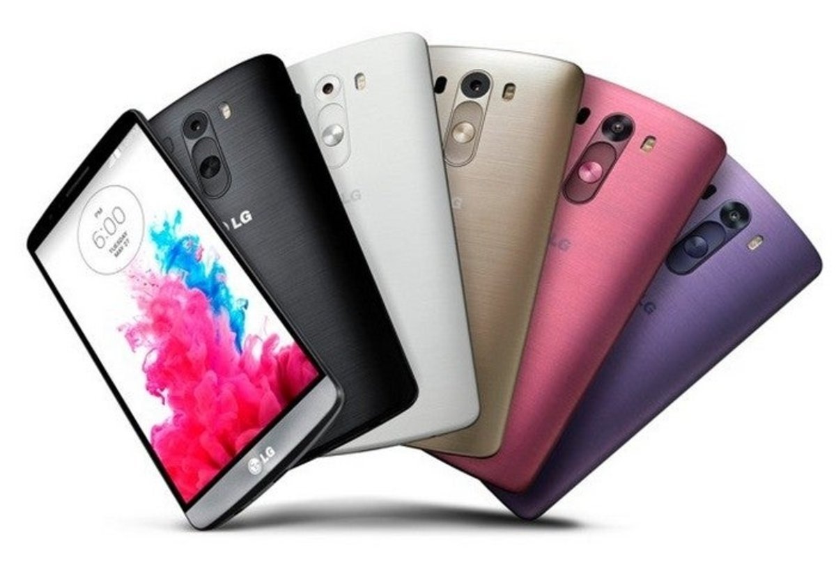Variedad de colores del LG G3