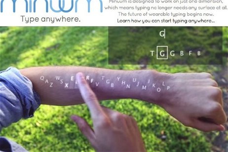 Convierte tu brazo en un teclado con Minuums y Google Glass