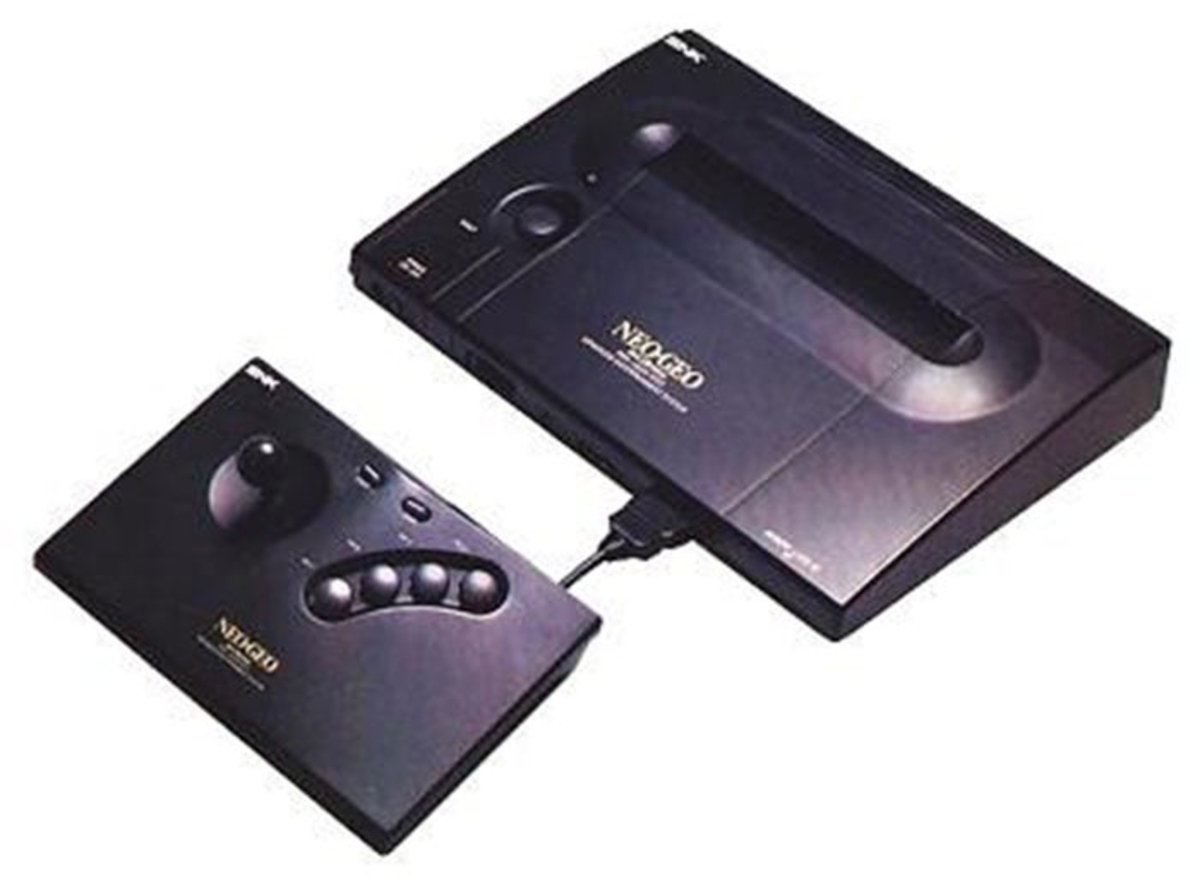 Primer plano de Neo Geo AES