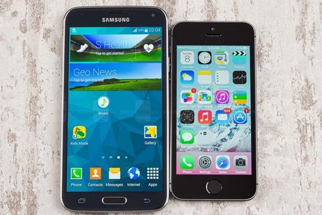 El Samsung Galaxy S5 sigue detrás del iPhone 5S en ventas El Samsung Galaxy S5 sigue detrás del iPhone 5S en ventas