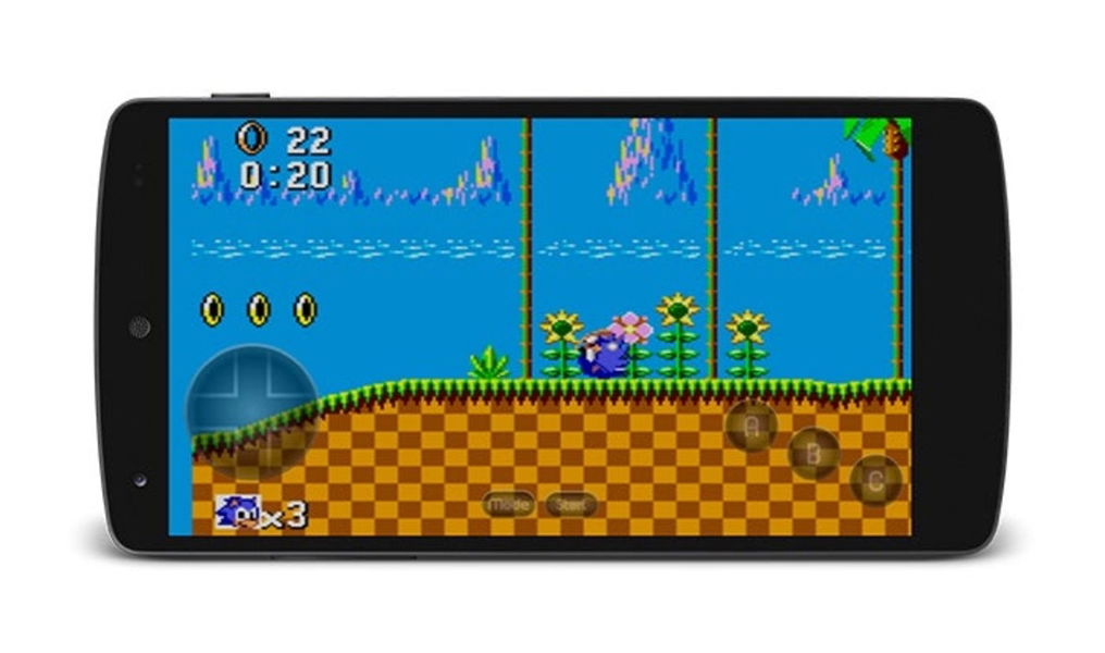 Sonic the Hedgehog en emulador de SMS para Android