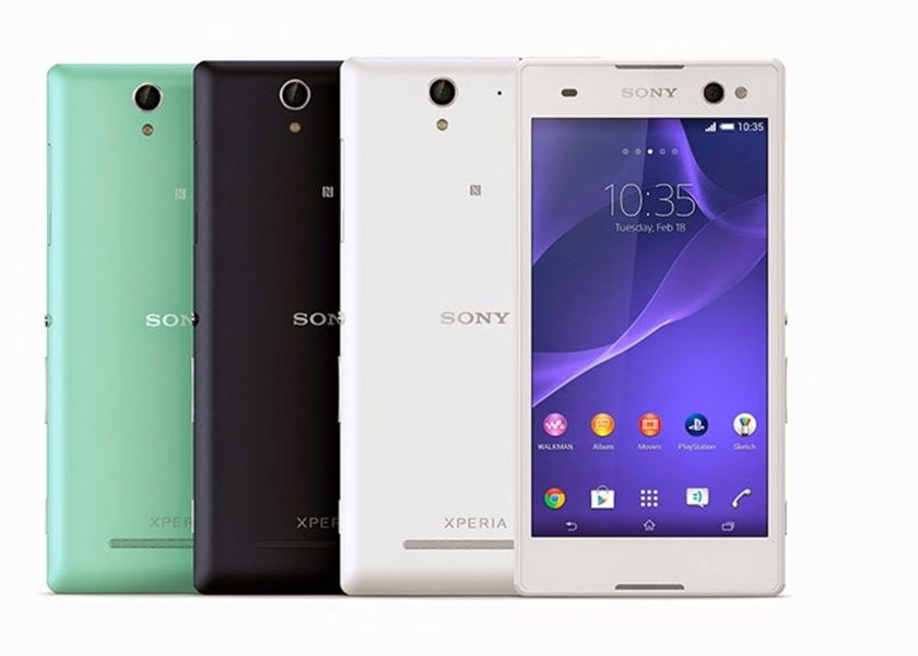 Sony Xperia C3 en diferentes colores