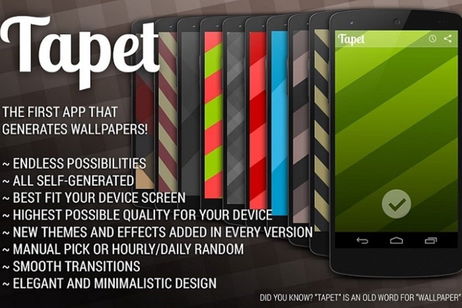 Crea fondos de pantalla muy llamativos para tu Android con Tapet
