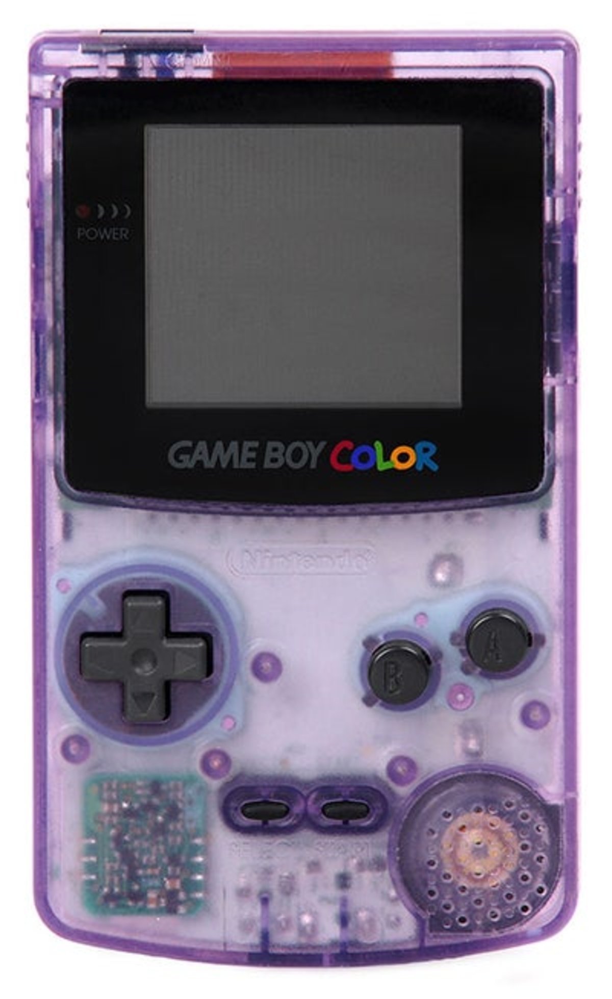 Primer plano de uno de los modelos de Game Boy Color