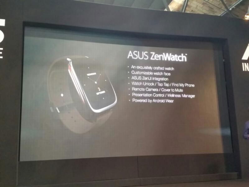 Se presenta el Asus Zenwatch en el IFA de Berlín