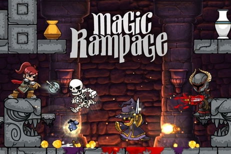Un brujo y sus aliados combaten contra el ejército de las tinieblas en Magic Rampage Un brujo y sus aliados combaten contra el ejército de las tinieblas en Magic Rampage