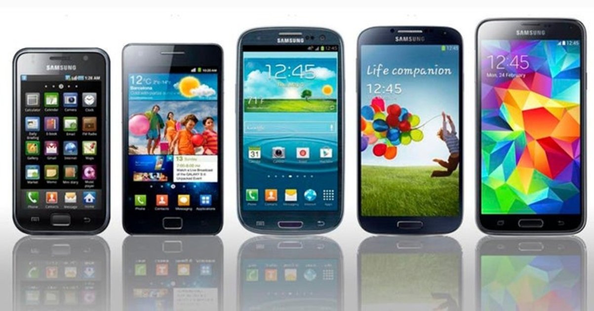 Samsung Galaxy S hasta el Samsung Galaxy S5