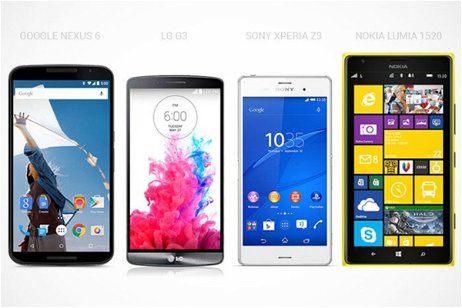 Google Nexus 6 contra los mejores smartphones del mercado