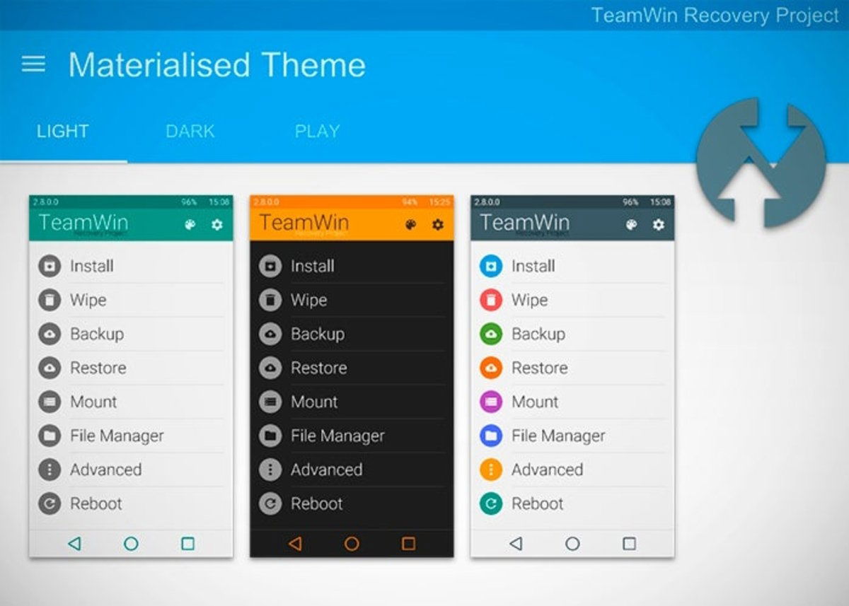 TWRP Material Design