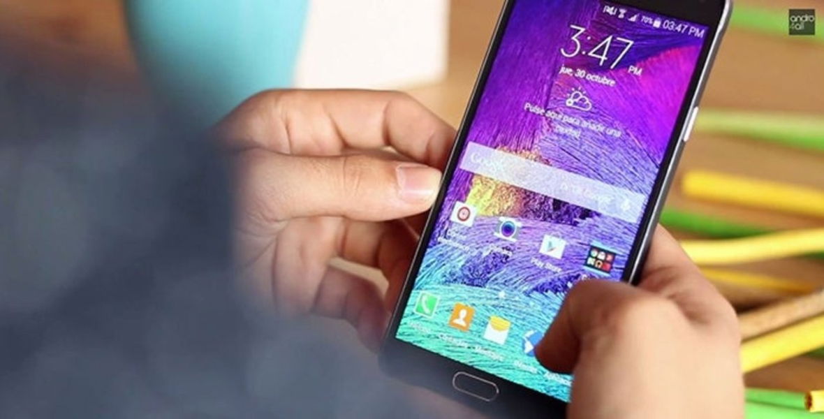 Usando el Samsung Galaxy Note 4