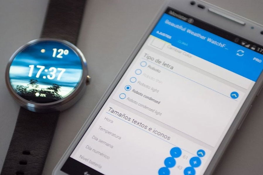 Beautiful Weather Watch Face: el tiempo a tu gusto en Android Wear