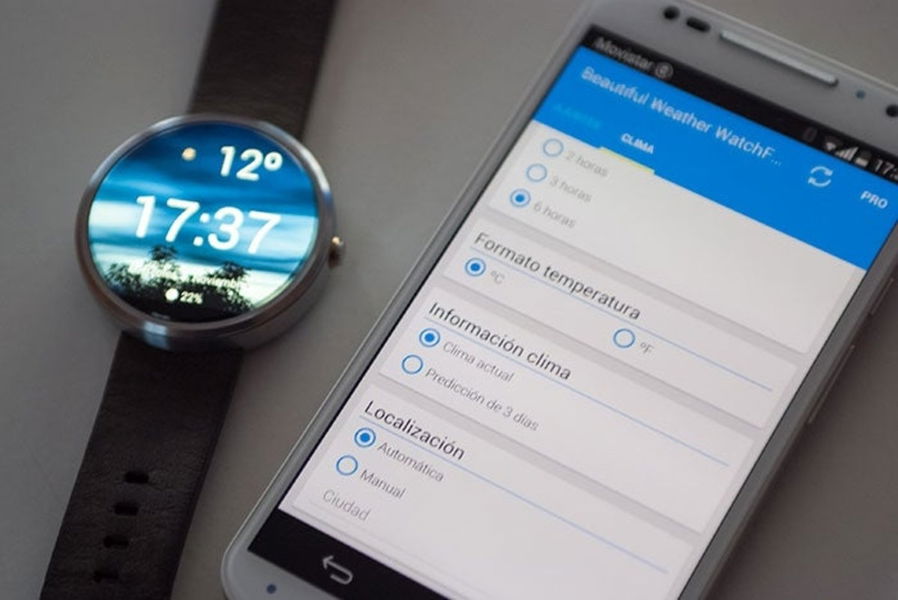 Beautiful Weather Watch Face: el tiempo a tu gusto en Android Wear