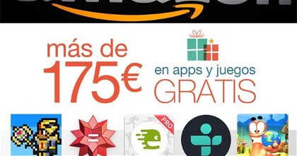 Amazon regala 175 euros en aplicaciones por Navidad