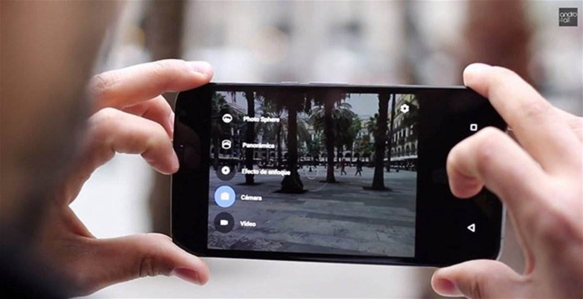 App de cámara en el Google Nexus 6
