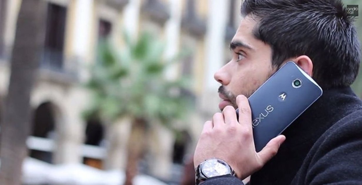 Google Nexus 6 durante una llamada