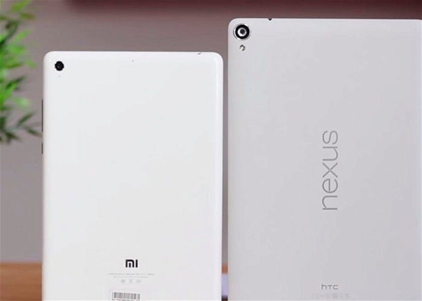 Google Nexus 9 vs Xiaomi Mi Pad trasera