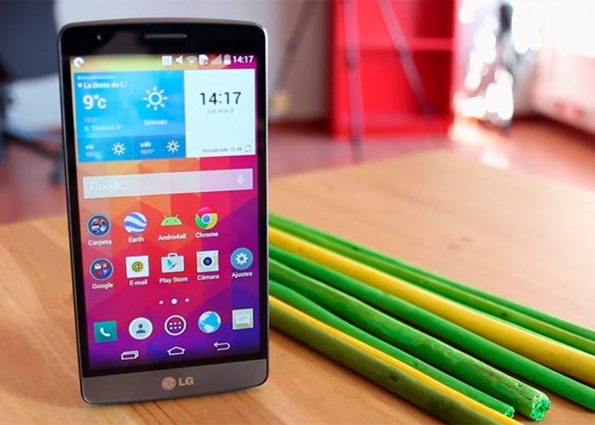 Primer plano frontal del LG G3S