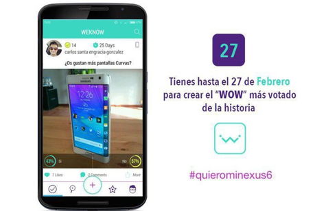 Llévate este nuevo Nexus 6 con Weknow y Andro4all, ¡fácil y sencillo! Llévate este nuevo Nexus 6 con Weknow y Andro4all, ¡fácil y sencillo!