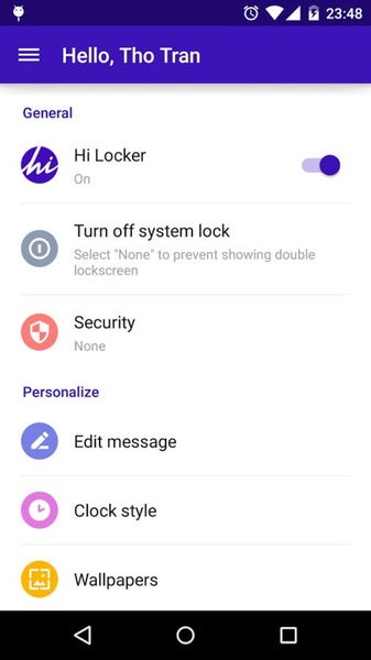 Hi Locker: una pantalla de desbloqueo completa, personalizable y amigable