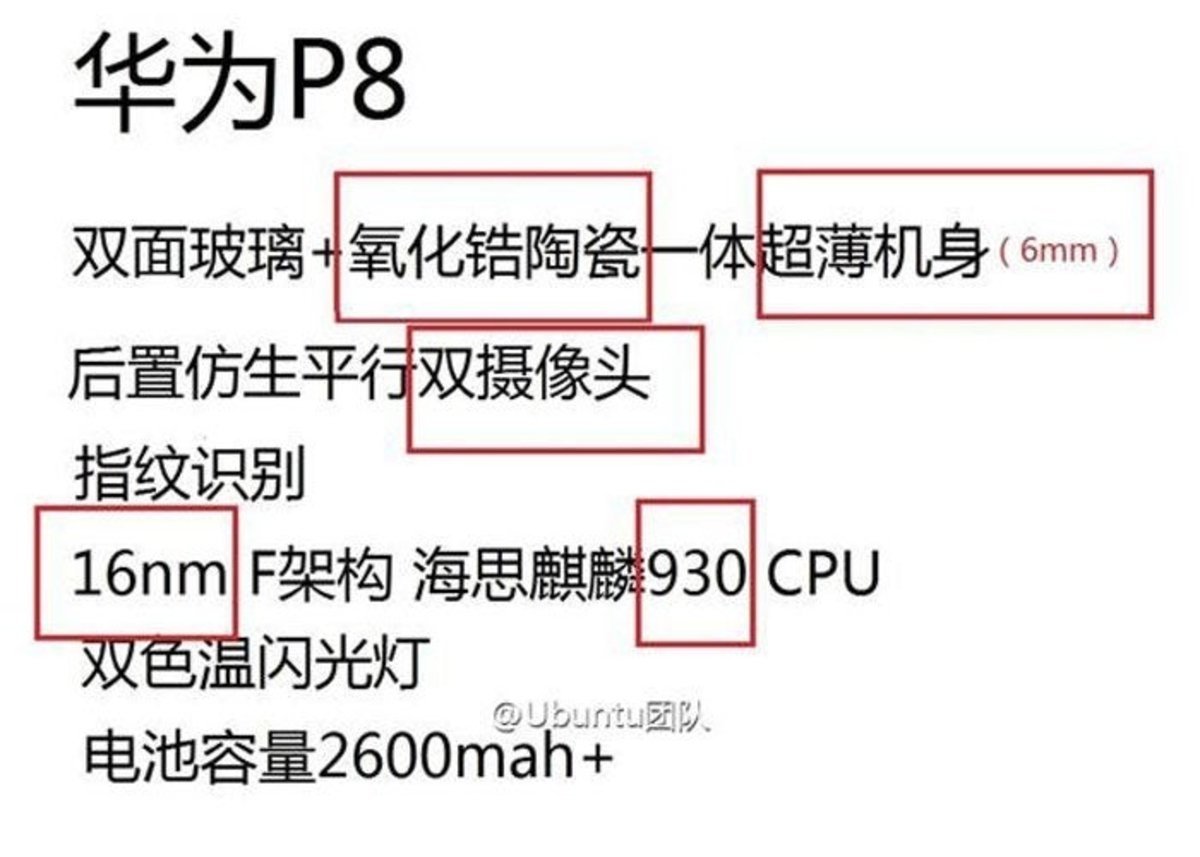 Huawei-P8-Specs