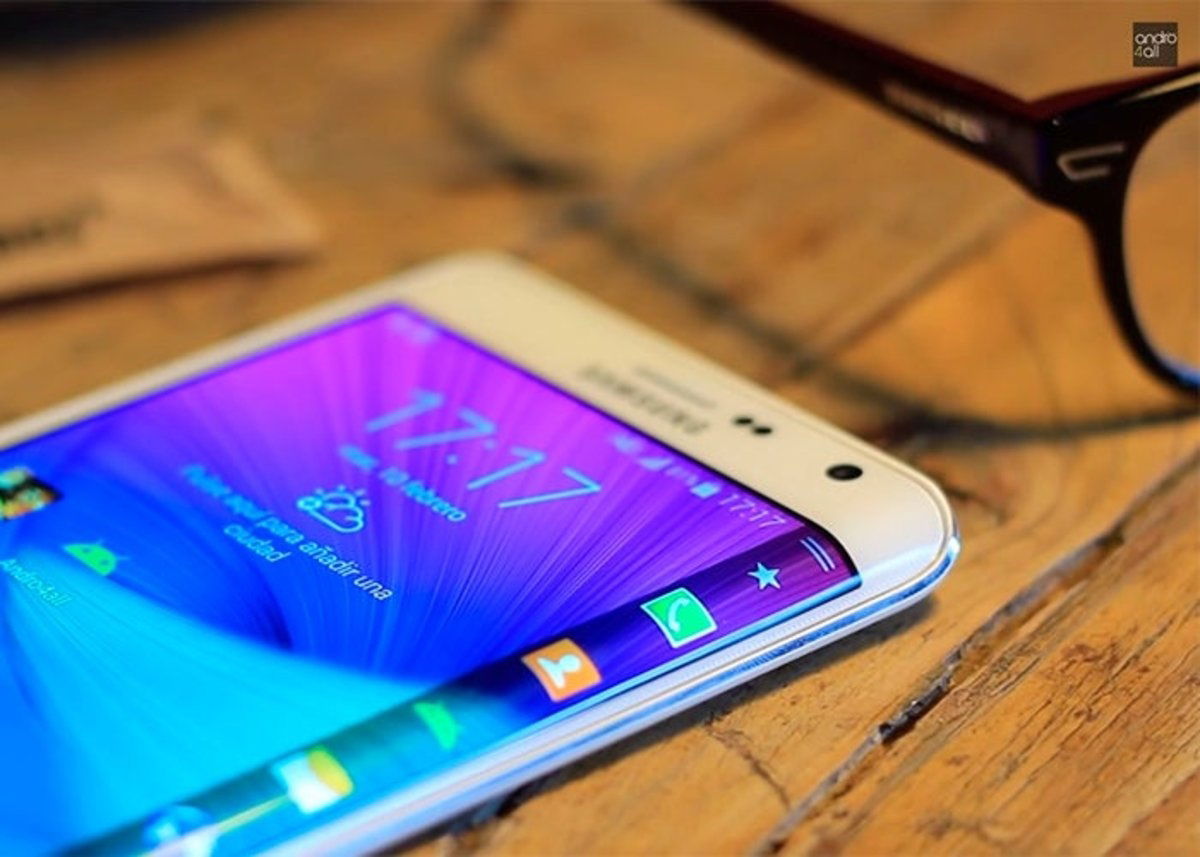 Borde curvo del Samsung Galaxy Note Edge