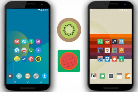 Kiwi y Melon UI, dos packs de iconos Material Design para personalizar tu terminal Kiwi y Melon UI, dos packs de iconos Material Design para personalizar tu terminal