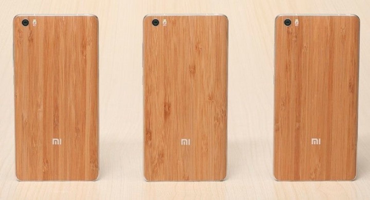 Xiaomi Mi Note bamboo, parte trasera