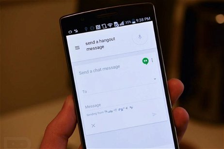 Ya es posible enviar mensajes de Hangouts mediante voz desde Google Now