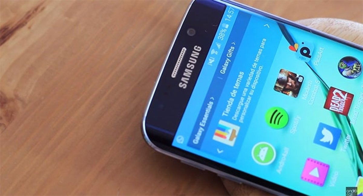 Samsung Galaxy S6 edge pantalla