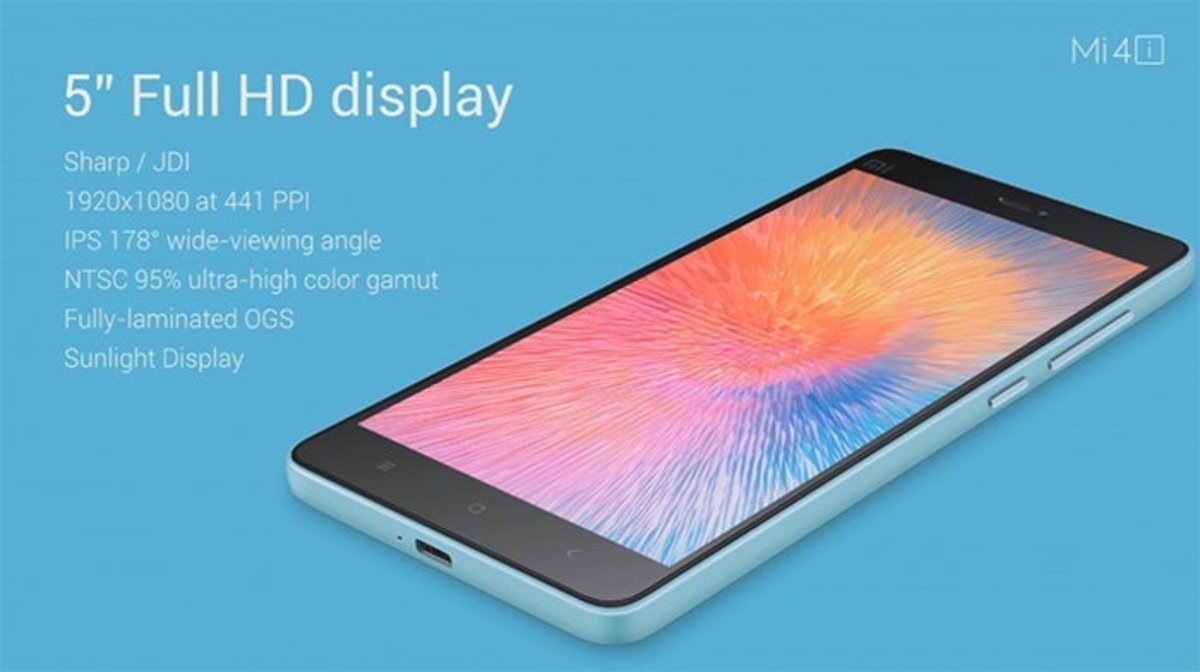 Xiaomi Mi 4i pantalla