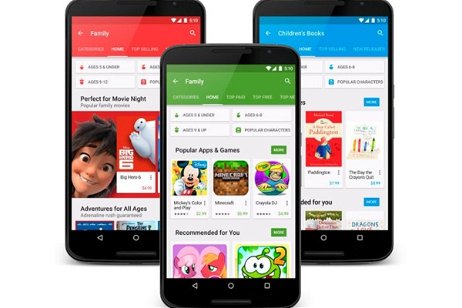 Así es Google Play adaptado a las familias y los niños