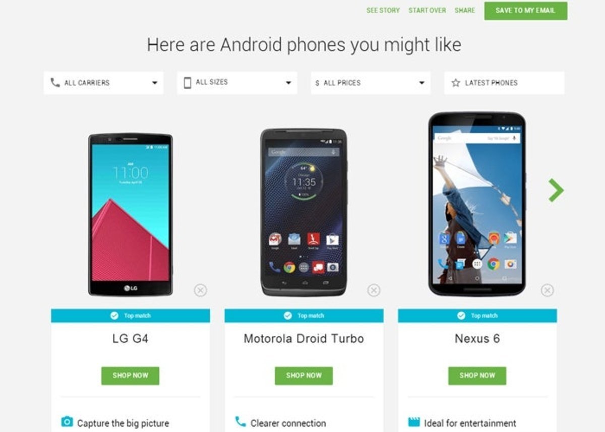 Here are Android phones