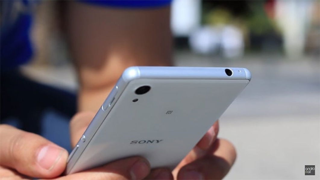 Parte trasera del Sony Xperia M4 Aqua