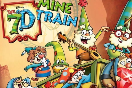 Los siete enanitos vuelven al tajo en The 7D Mine Train Los siete enanitos vuelven al tajo en The 7D Mine Train