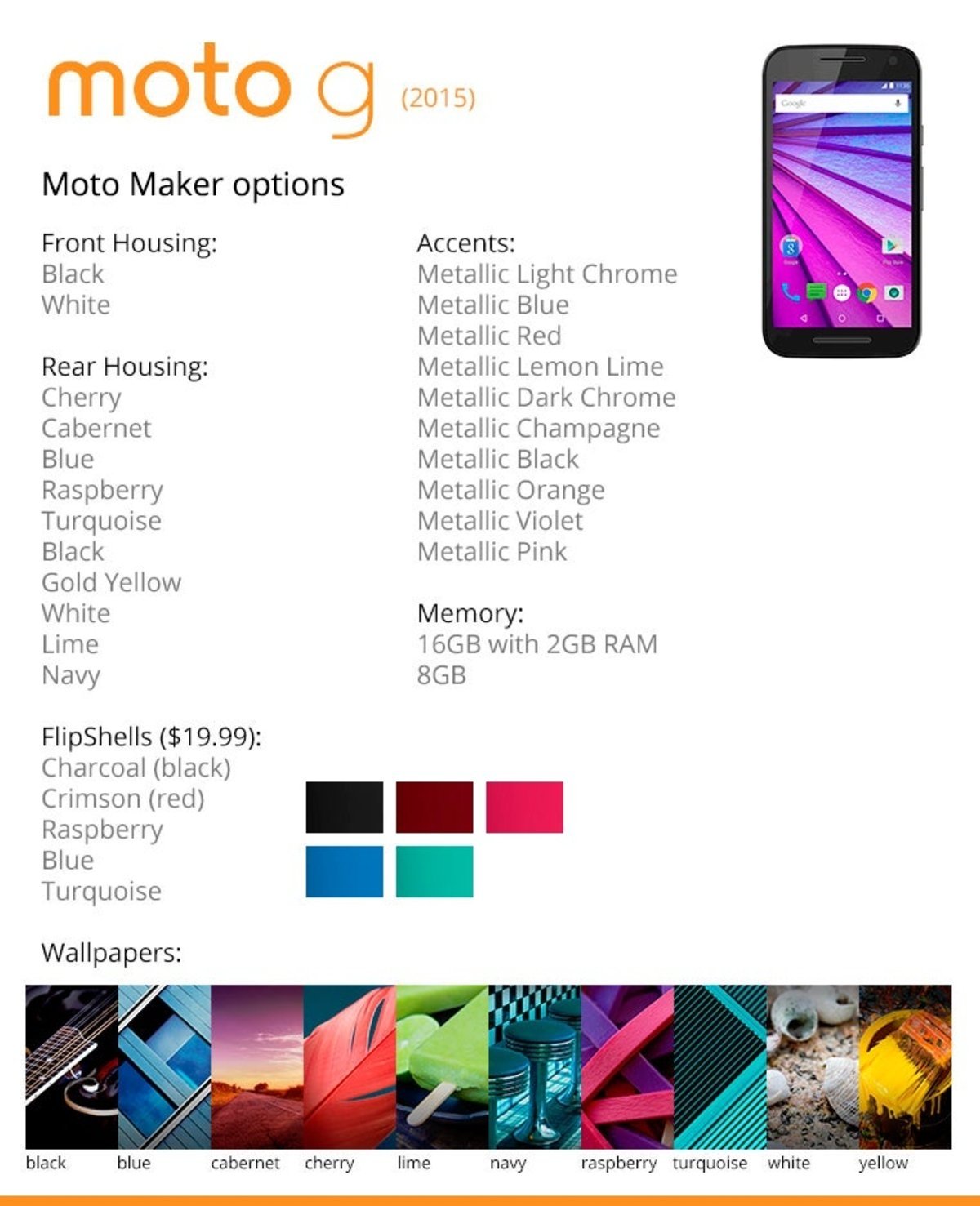 Motorola Moto G MotoMaker