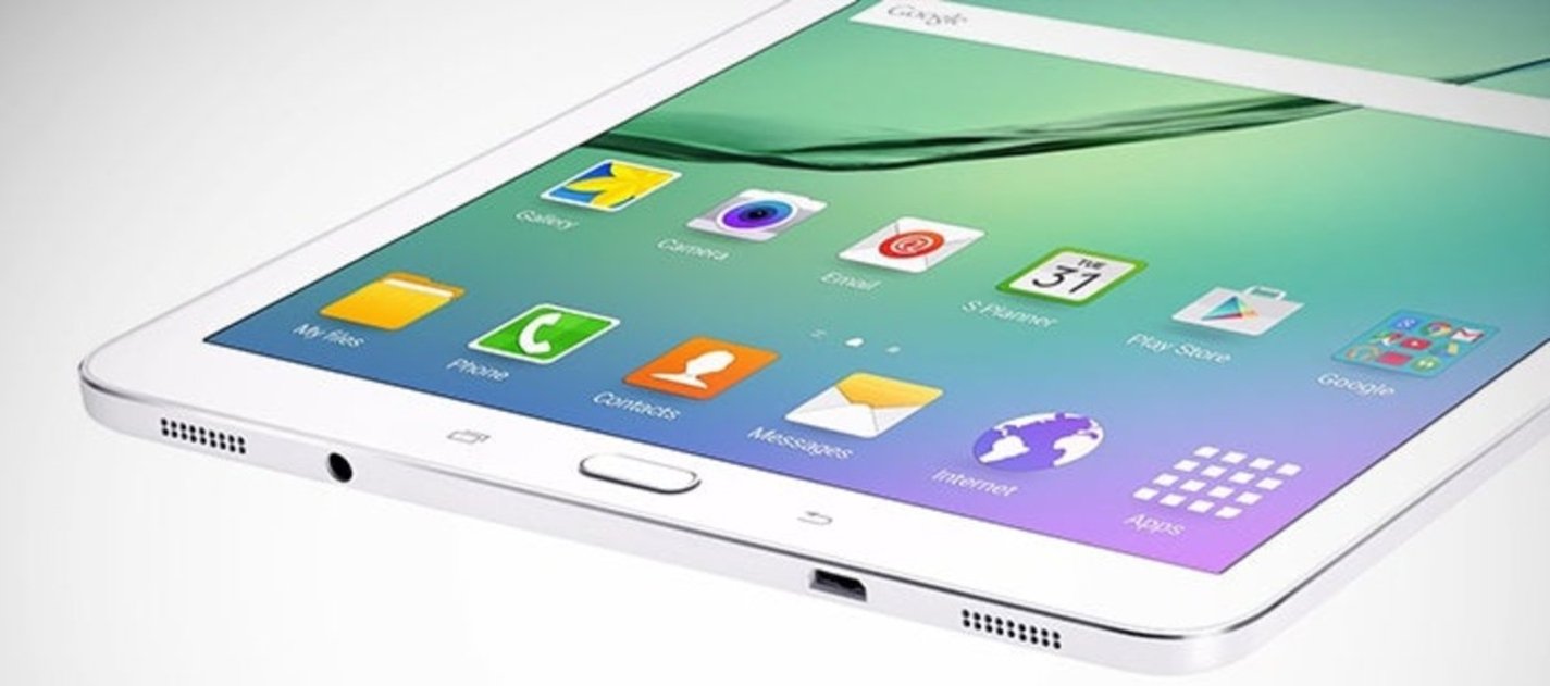 Samsung Galaxy Tab S2, borde inferior
