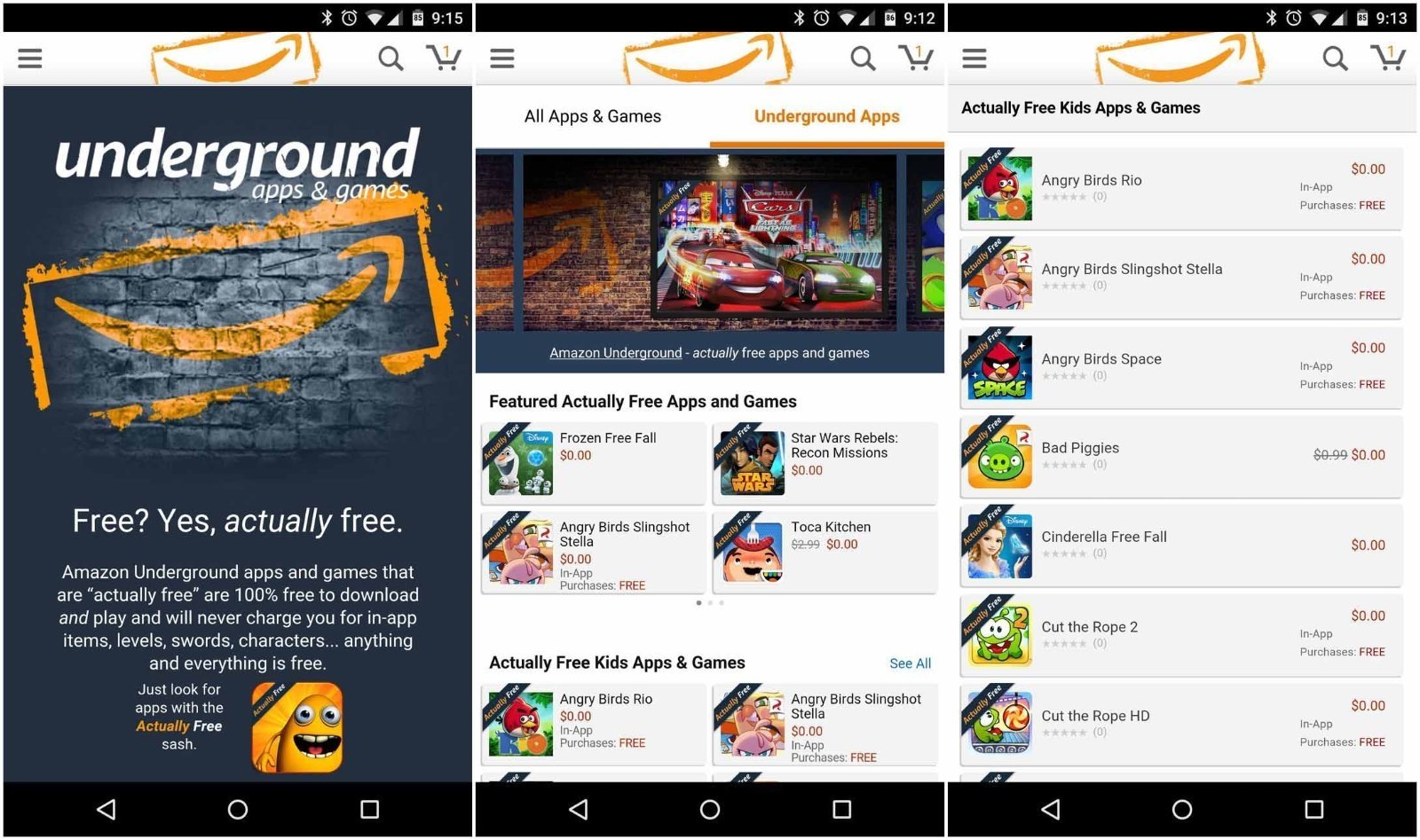 Amazon Underground app_result