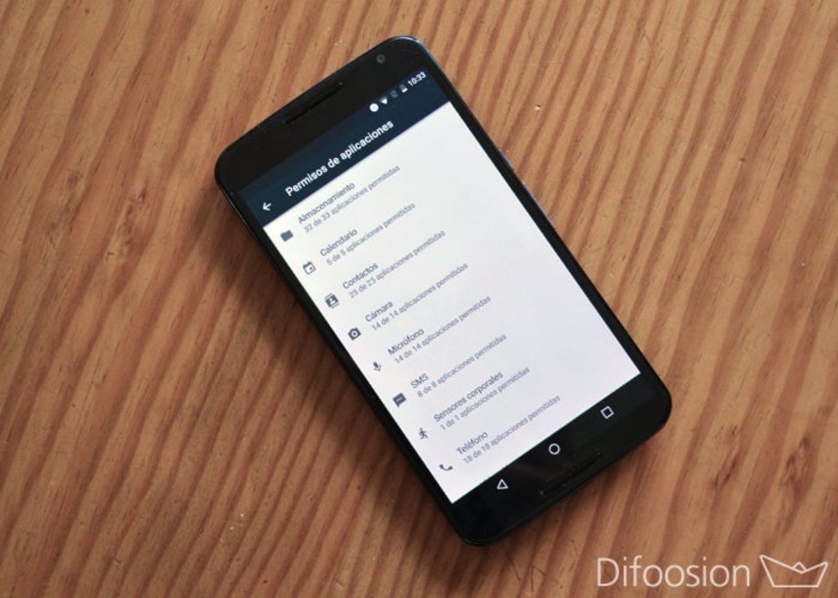 Android 6.0 Marshmallow Permisos de aplicaciones