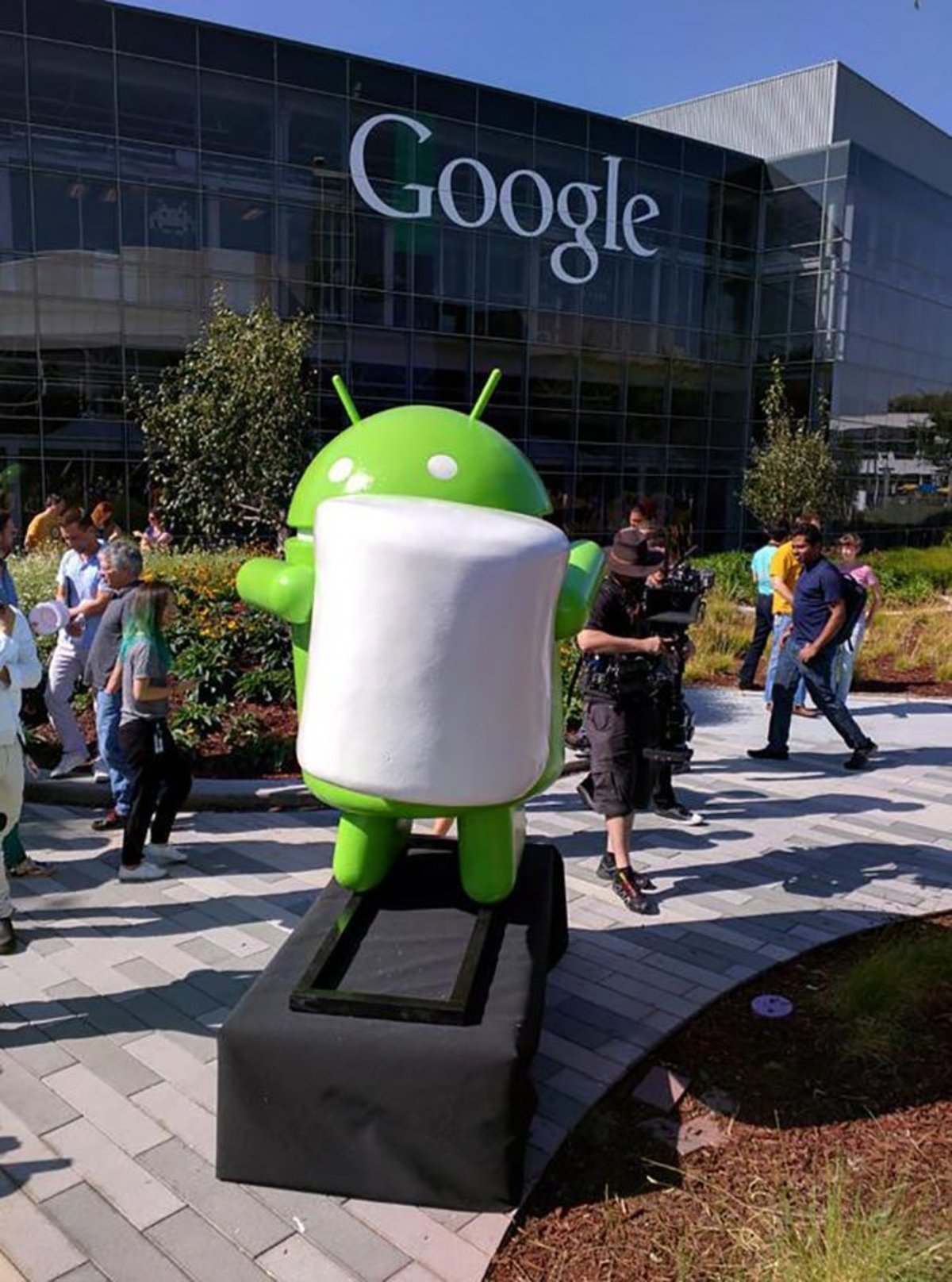 Estatua Android Marshmallow