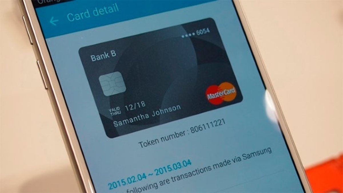 Tarjeta MasterCard en Samsung Pay