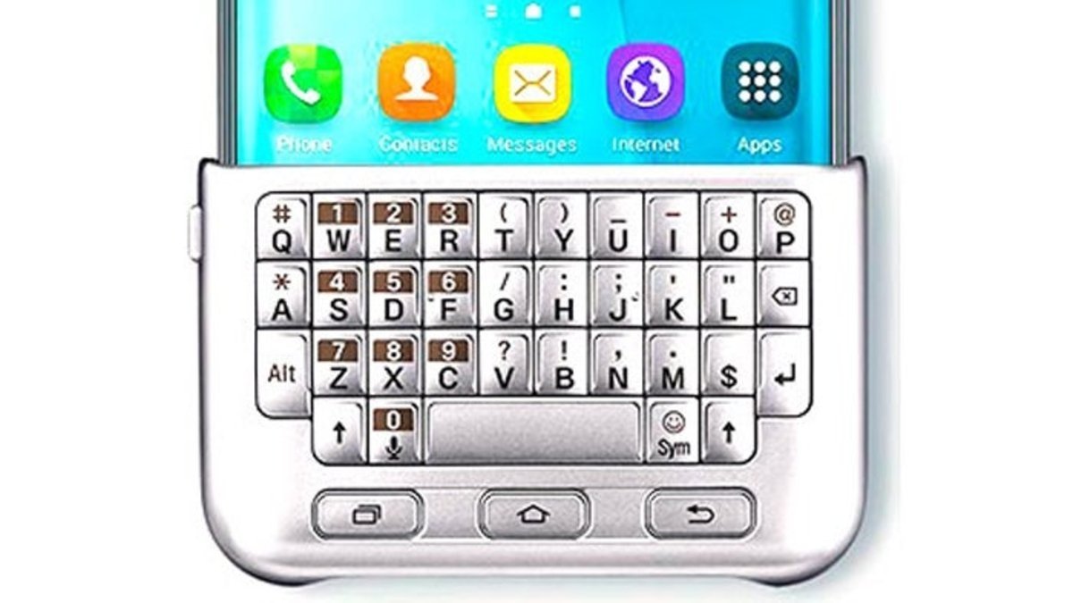 Detalle teclado Samsung Galaxy S6 edge+
