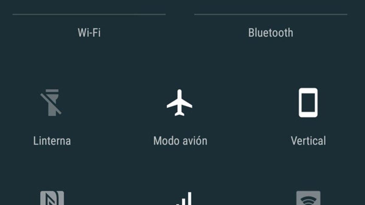 Modo avión Android
