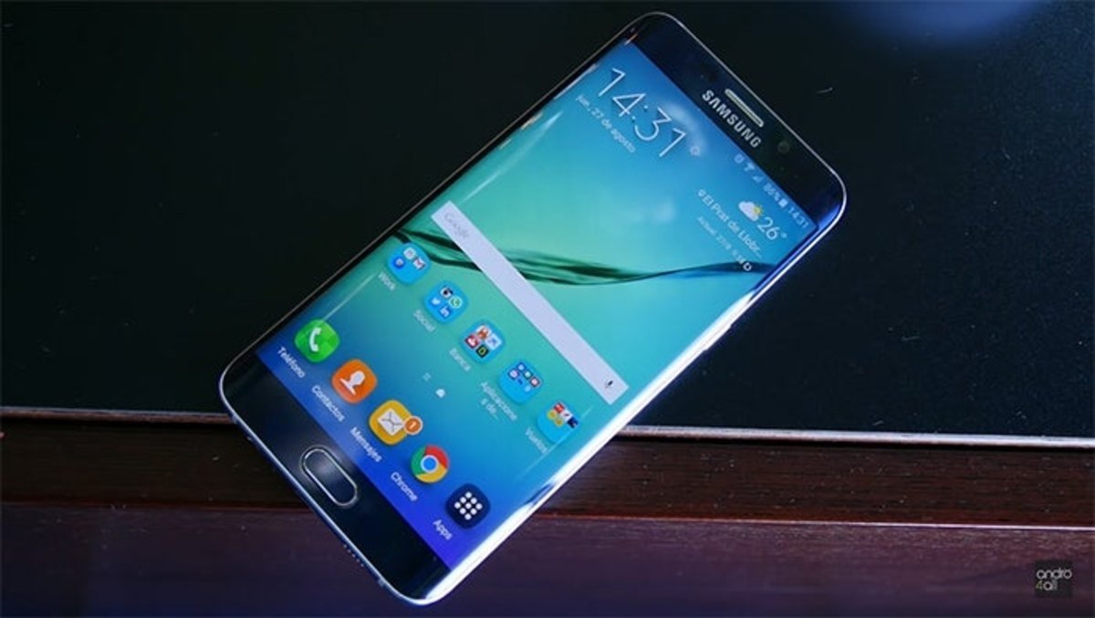 Samsung Galaxy S6 edge+ frontal cenital