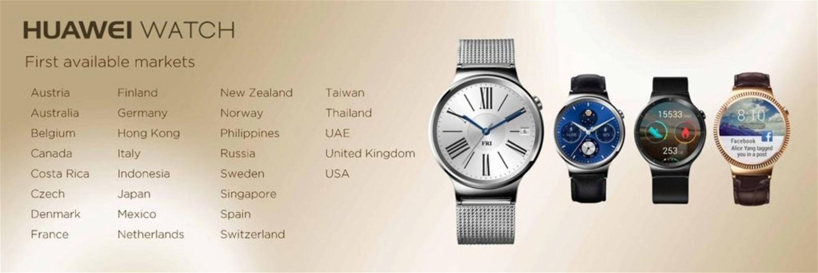 huawei watch disponibilidad
