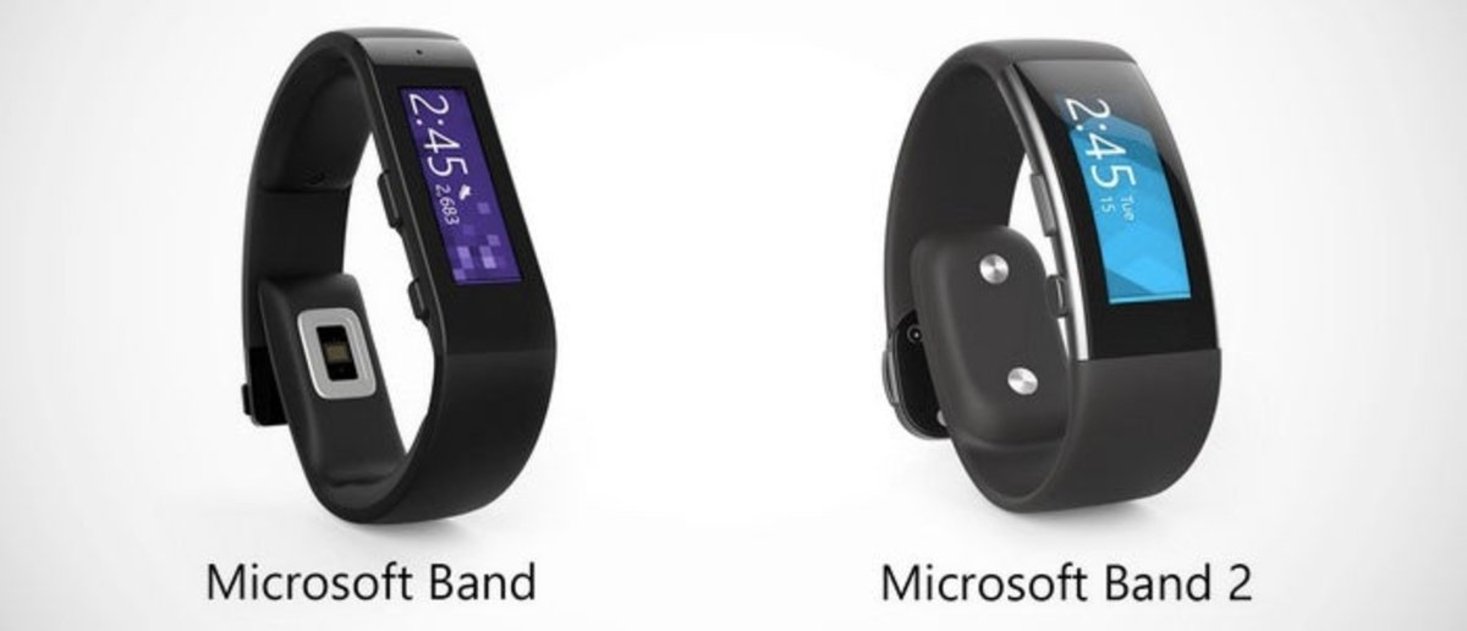 Comparación Microsoft Band y Microsoft Band 2