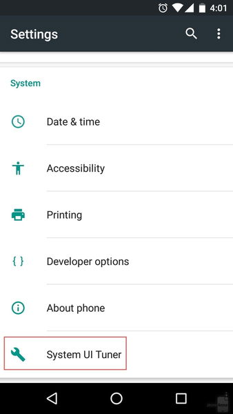 Cómo mostrar el porcentaje de batería en la barra de estado en Android 6.0 Marshmallow