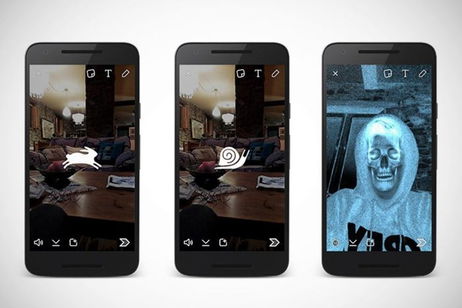 Snapchat añade cámara lenta, rápida y "rebobinar" y da la bienvenida a Halloween Snapchat añade cámara lenta, rápida y "rebobinar" y da la bienvenida a Halloween