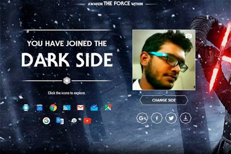 Elige tu lado y personaliza todas las apps de Google con motivos de Star Wars