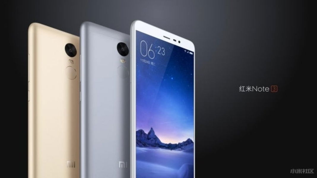 Se presenta el Xiaomi Redmi Note 3, hecho de metal y con dos variantes