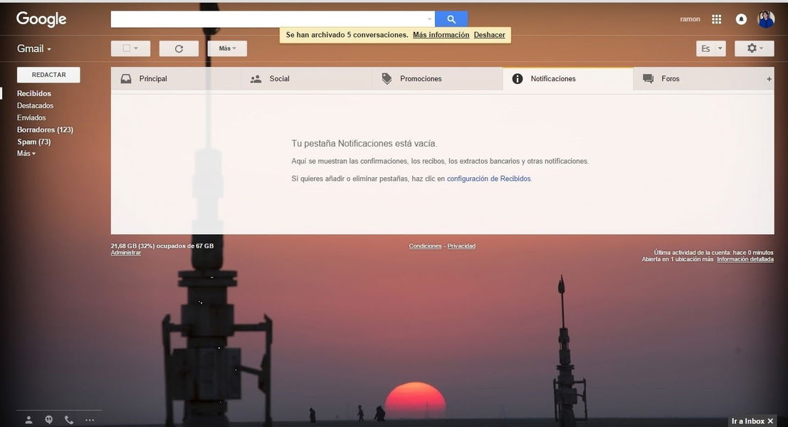 gmail captura lado luminoso